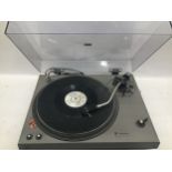 TECHNICS SL-1500 TURNTABLE. This direct drive record deck has some age related wear but works fine.