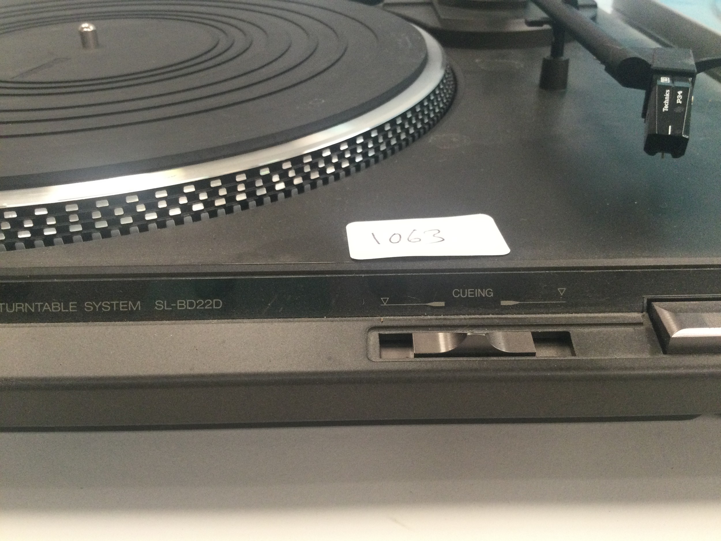 Technics SL8022D turntable together with a Prolectrix mini turntable. - Image 3 of 4
