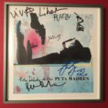 PETER DOHERTY and the PUTA MADRAS SIGNED / AUTOGRAPHED ARTWORK. Rare framed hand signed and hand