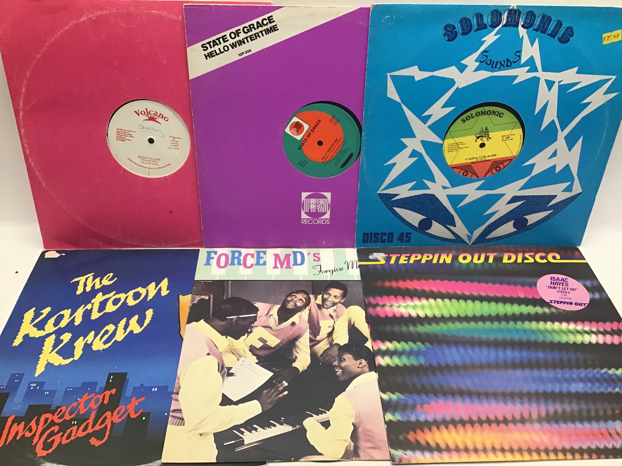 BOX OF 12? VINYL SINGLES. Here we have various disco / reggae / dance genres from the 70?s and 80? - Image 2 of 5