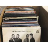 LARGE BOX OF 70?s & 80?s LP RECORDS. To include Elvis Costello - Eagles - Culture a club - Stevie