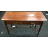G Plan "Tola" console/hallway table fitted with two drawers. Has G Plan label 120x51x74cm.