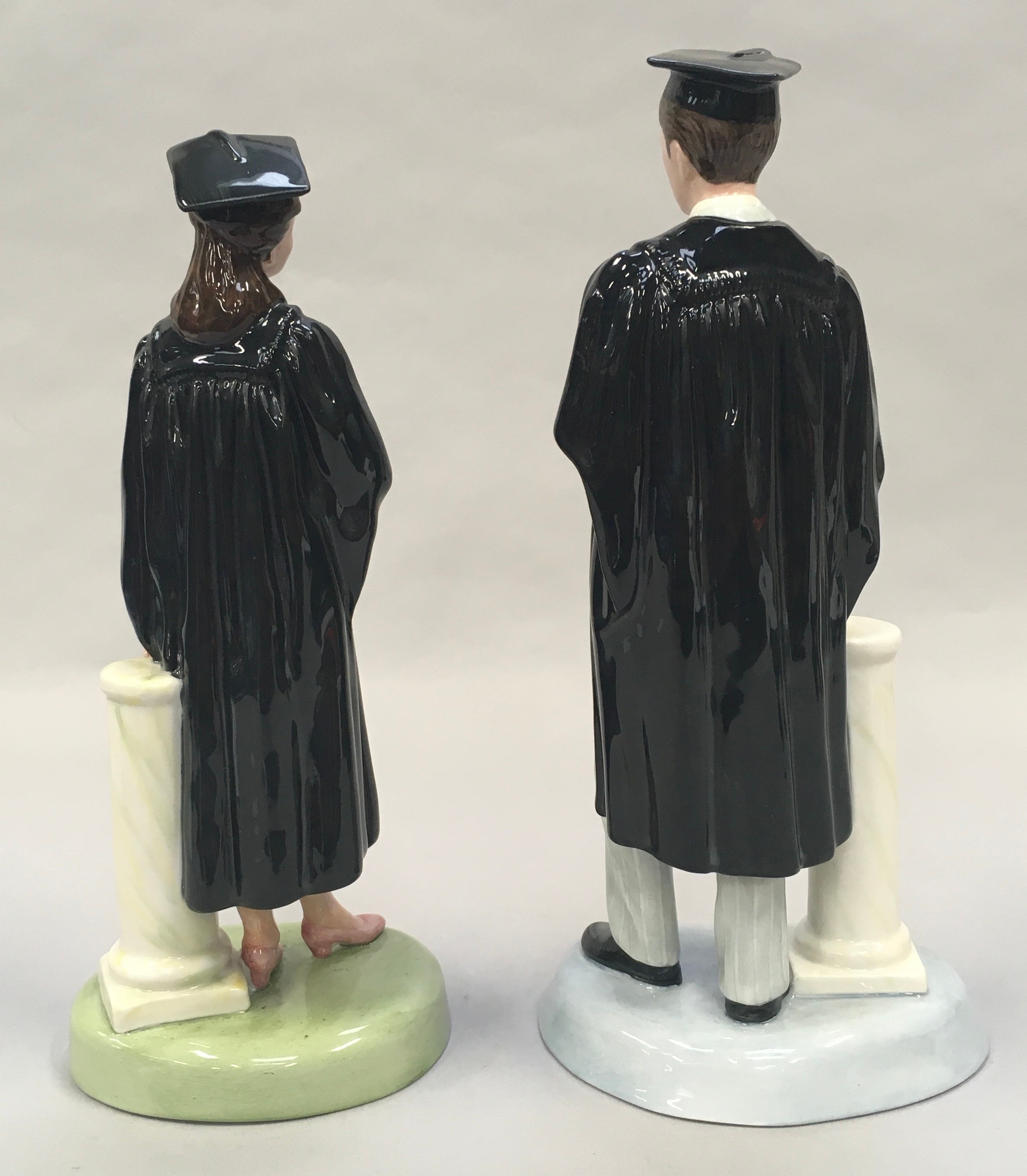 The Royal Doulton Figurine The Graduate HN3017 together with The Graduate HN3016, boxed - Image 4 of 6