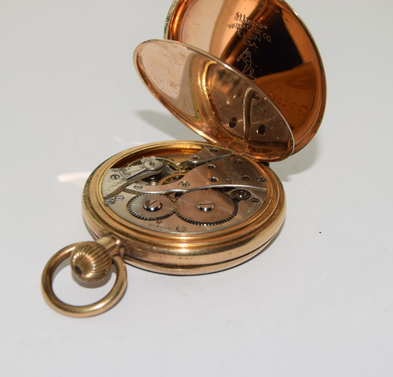 Thomas Russell Liverpool working gold colour pocket watch. - Image 4 of 6