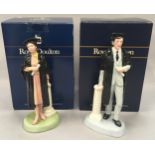 The Royal Doulton Figurine The Graduate HN3017 together with The Graduate HN3016, boxed