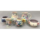 6 misc items of Poole Pottery