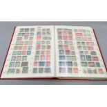 Red album of German stamps ref 274