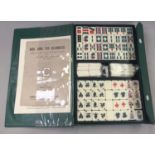 A Mah Jong set in case.