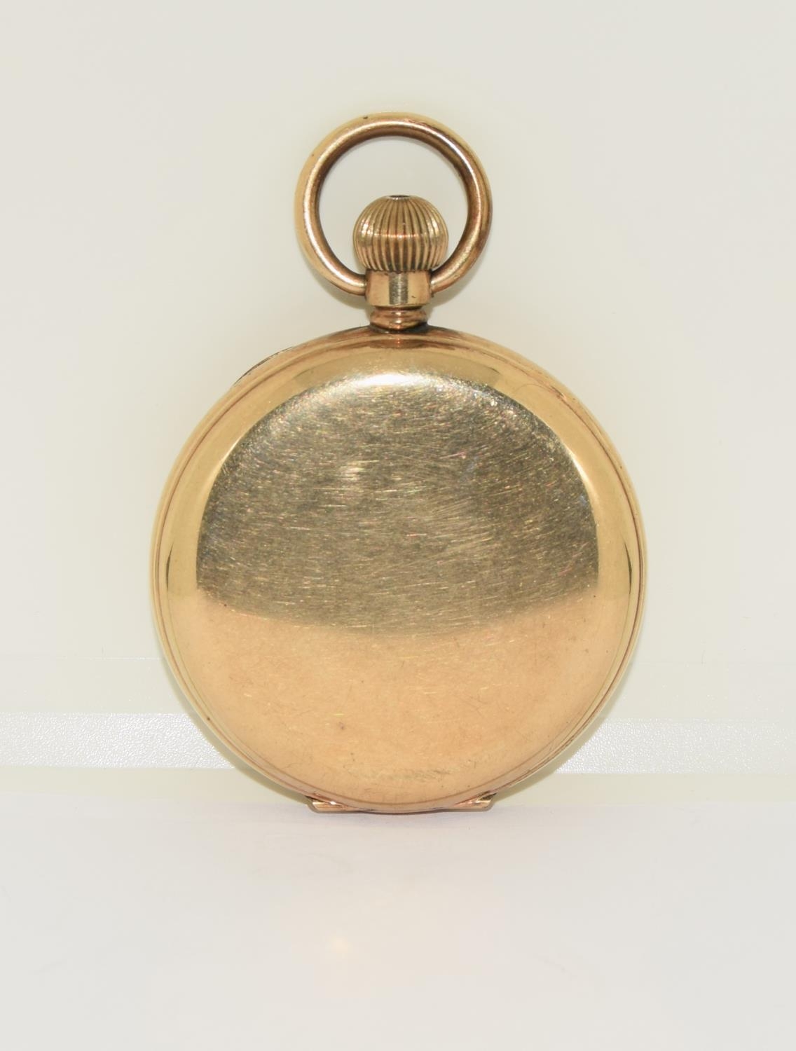 Thomas Russell Liverpool working gold colour pocket watch. - Image 3 of 6