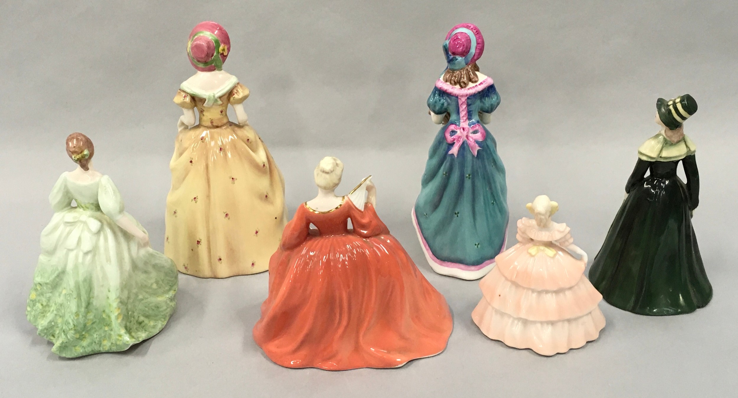 Coalport porcelain lady figures to include "Natalie", "Minuettes-Summertine", "Penelope", " - Image 3 of 6