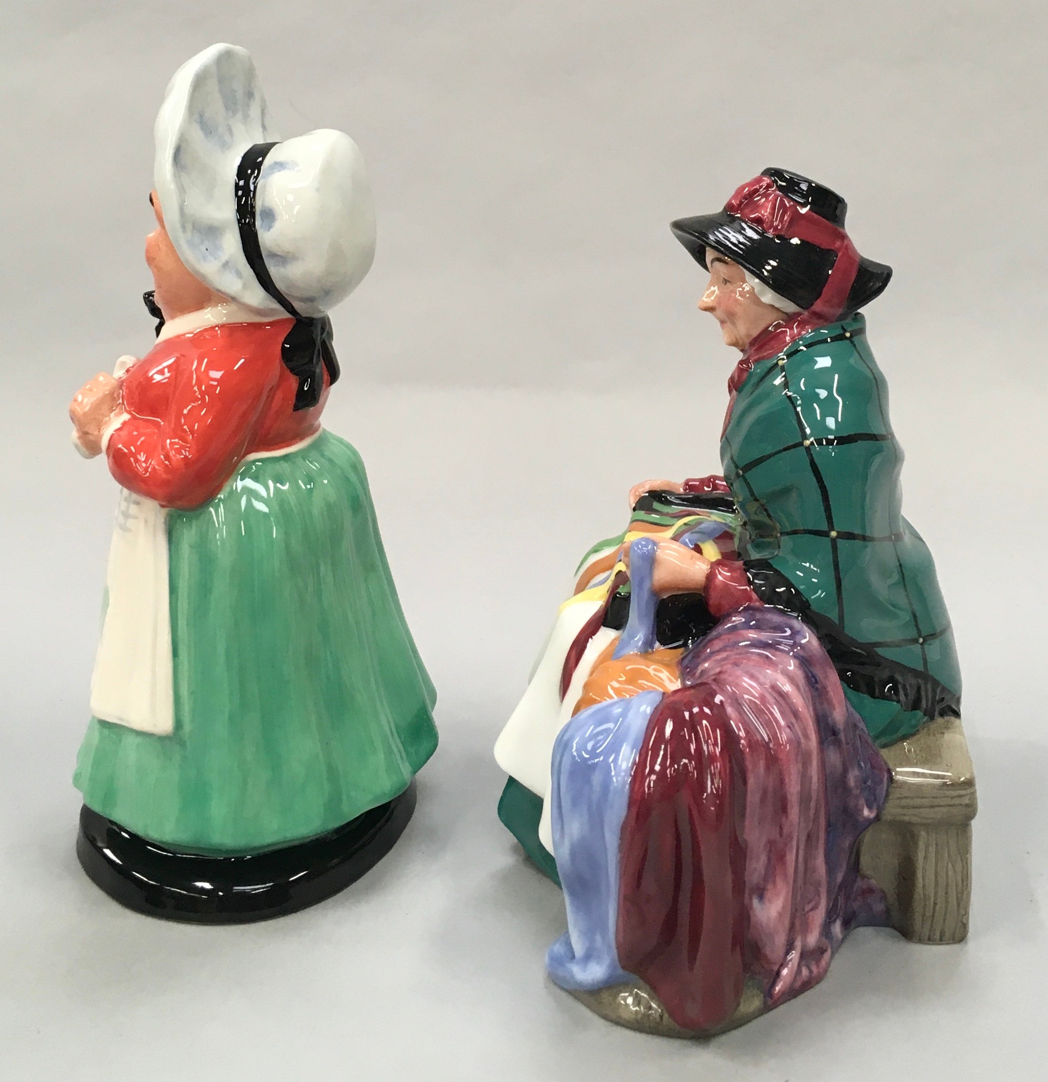 Royal Doulton Figurine Silks and Ribbons HN2017 together with Old Mother Hubbard DNR3, Boxed - Image 3 of 6