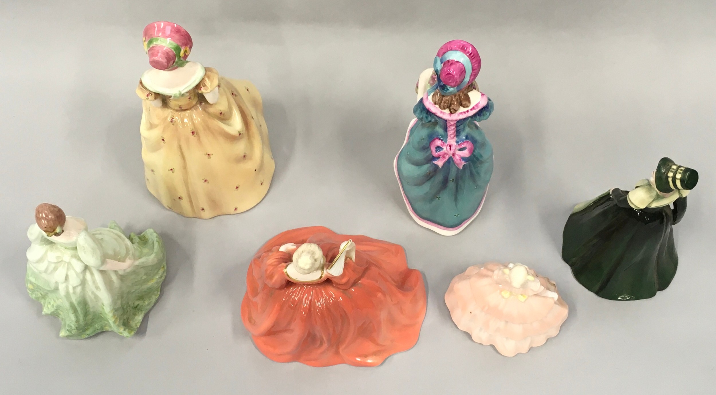 Coalport porcelain lady figures to include "Natalie", "Minuettes-Summertine", "Penelope", " - Image 4 of 6