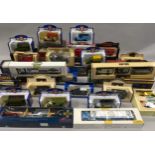 A collection of modern die cast cars (approx 40).