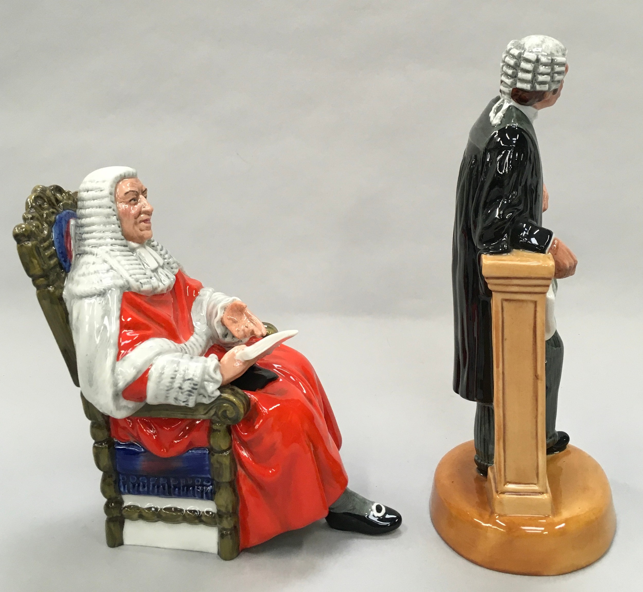 Royal Doulton Figurine The Lawyer HN3041 together with The Judge HN2443, boxed - Image 5 of 6