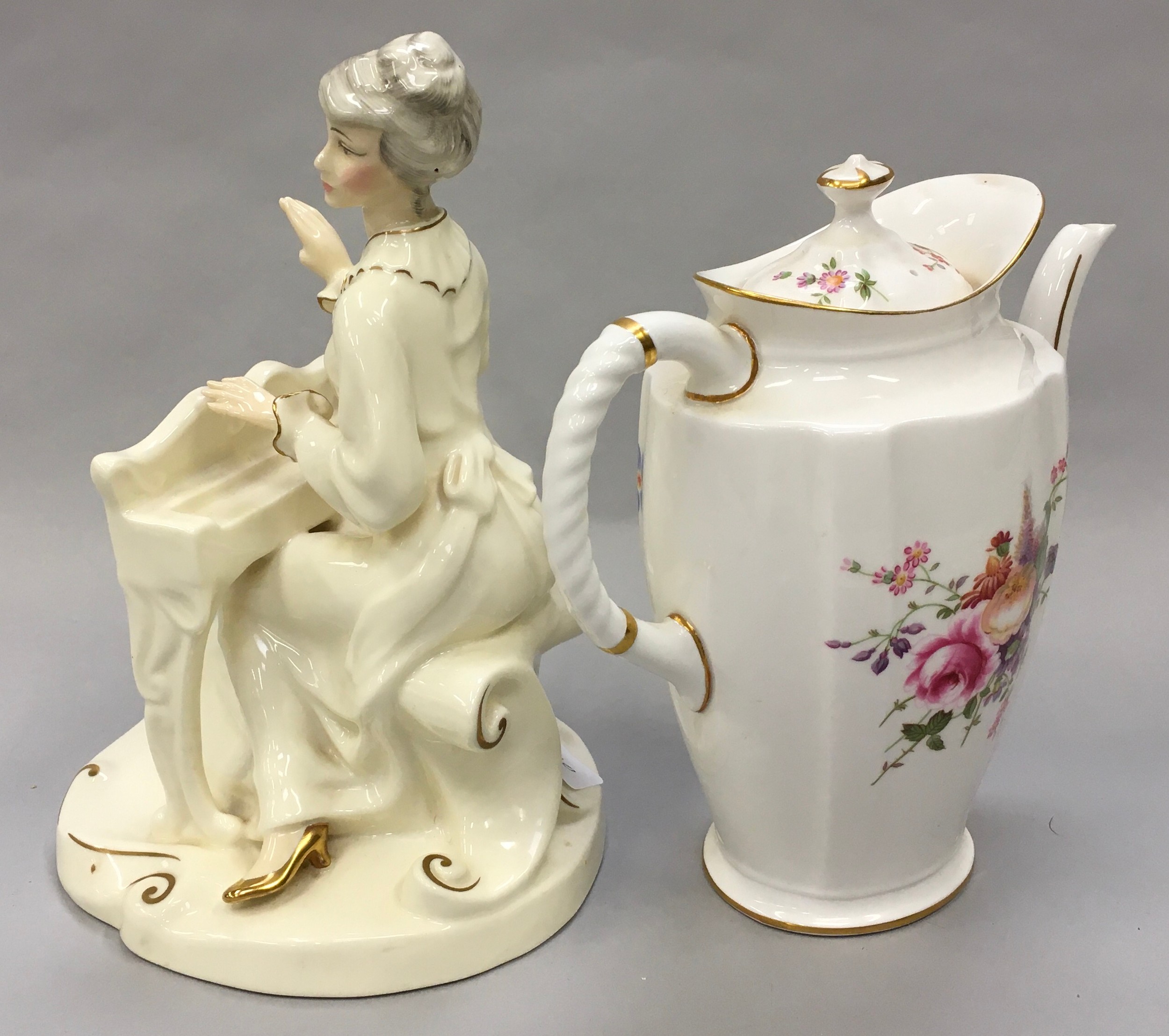 Royal Doulton "The Enchantment Collection - Musicale HN 2756" figurine together with a Royal Crown - Image 2 of 3