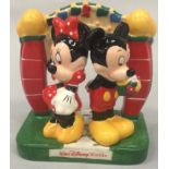 Walt Disney World Mickey and Minnie mouse salt and pepper condiment set.