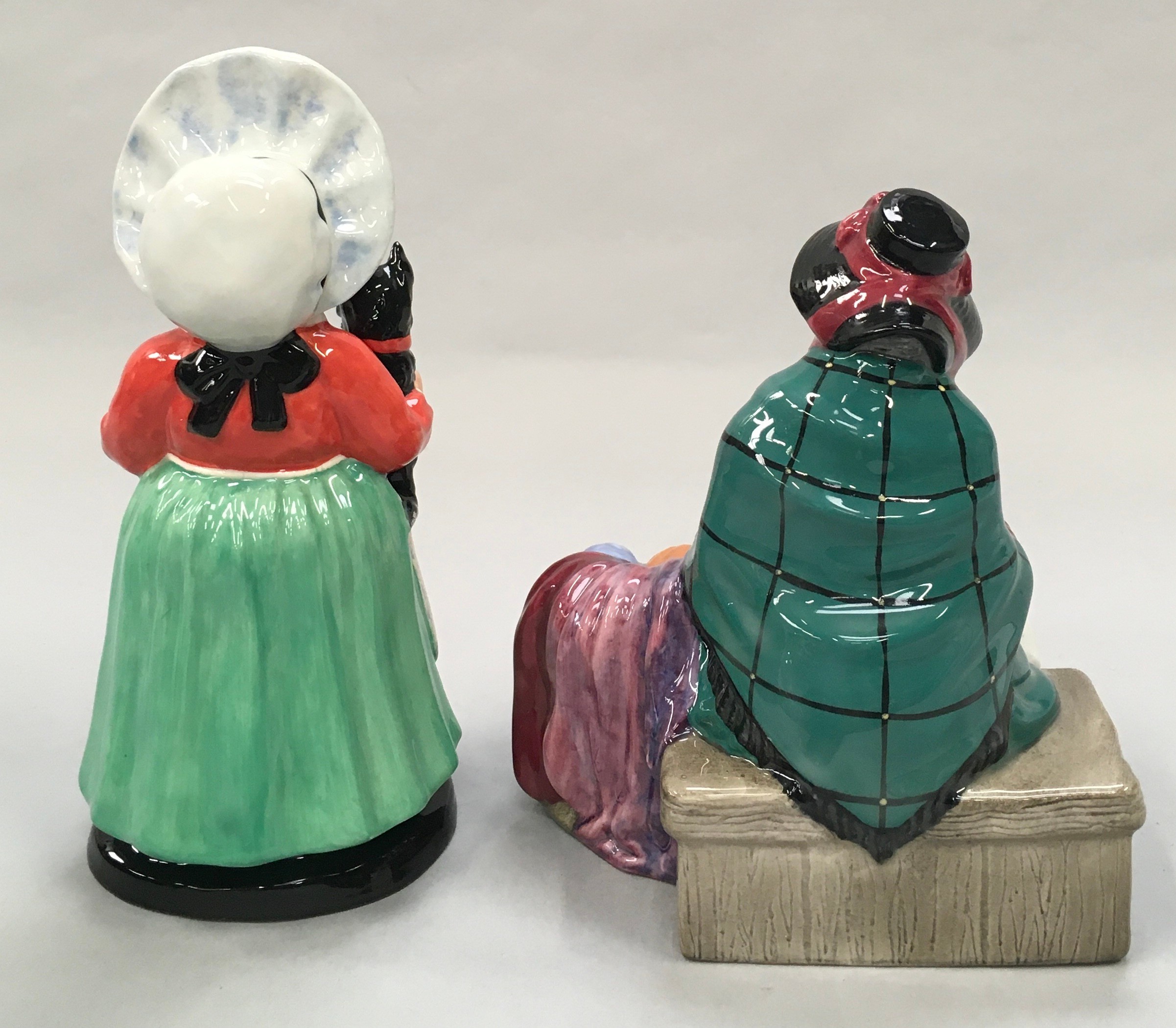 Royal Doulton Figurine Silks and Ribbons HN2017 together with Old Mother Hubbard DNR3, Boxed - Image 4 of 6