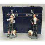 Royal Doulton Pearly Boy HN2767 together with Pearly Girl HN2769, Boxed