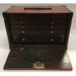 Moore & Wright vintage engineers toolbox 43x21x29cm.