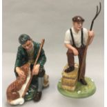 Royal Doulton Figurine The Master HN2325 1967-1992 together with The Farmer HN4487