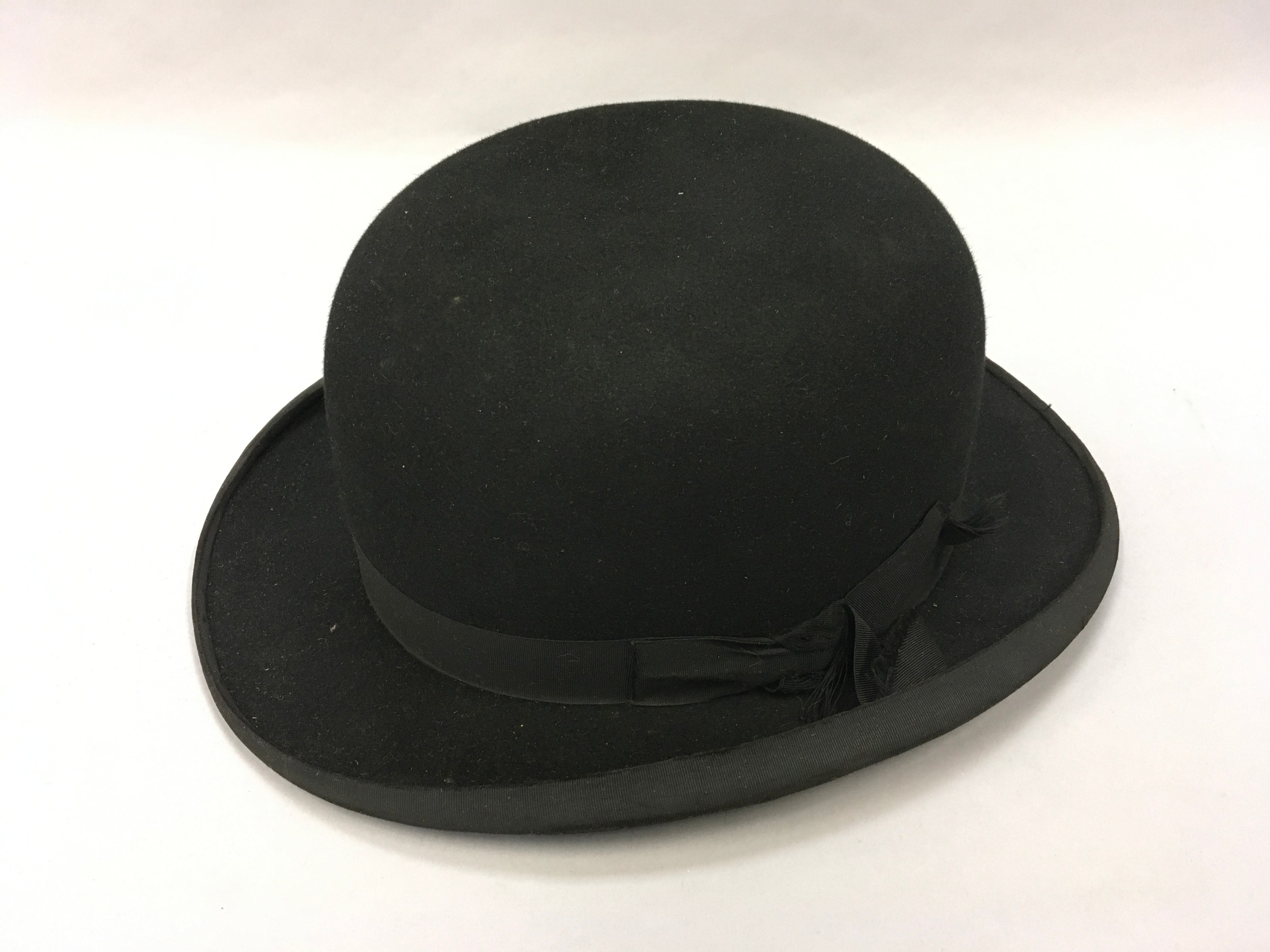 H.J. Whyatt "The Vellum" bowler hat with box marked "Moores, British Made". - Image 2 of 7