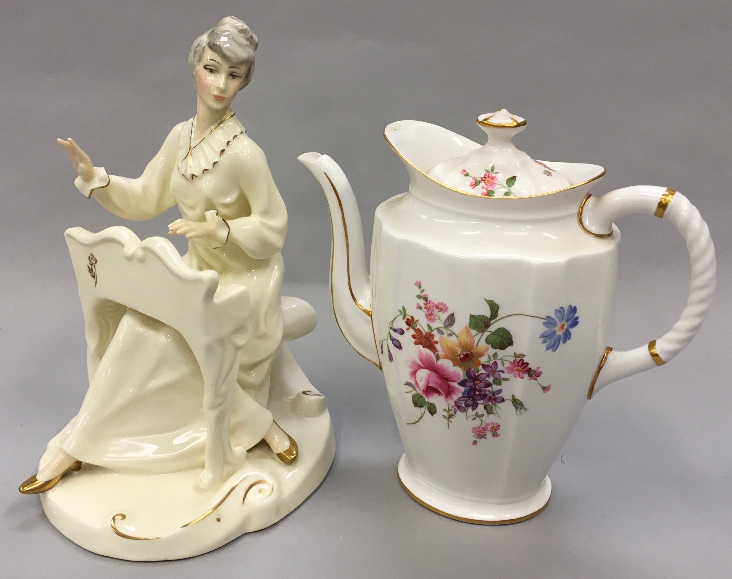 Royal Doulton "The Enchantment Collection - Musicale HN 2756" figurine together with a Royal Crown