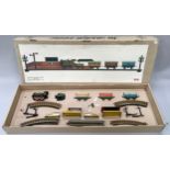 PAYA tinplate Passenger clockwork train set V.G.C