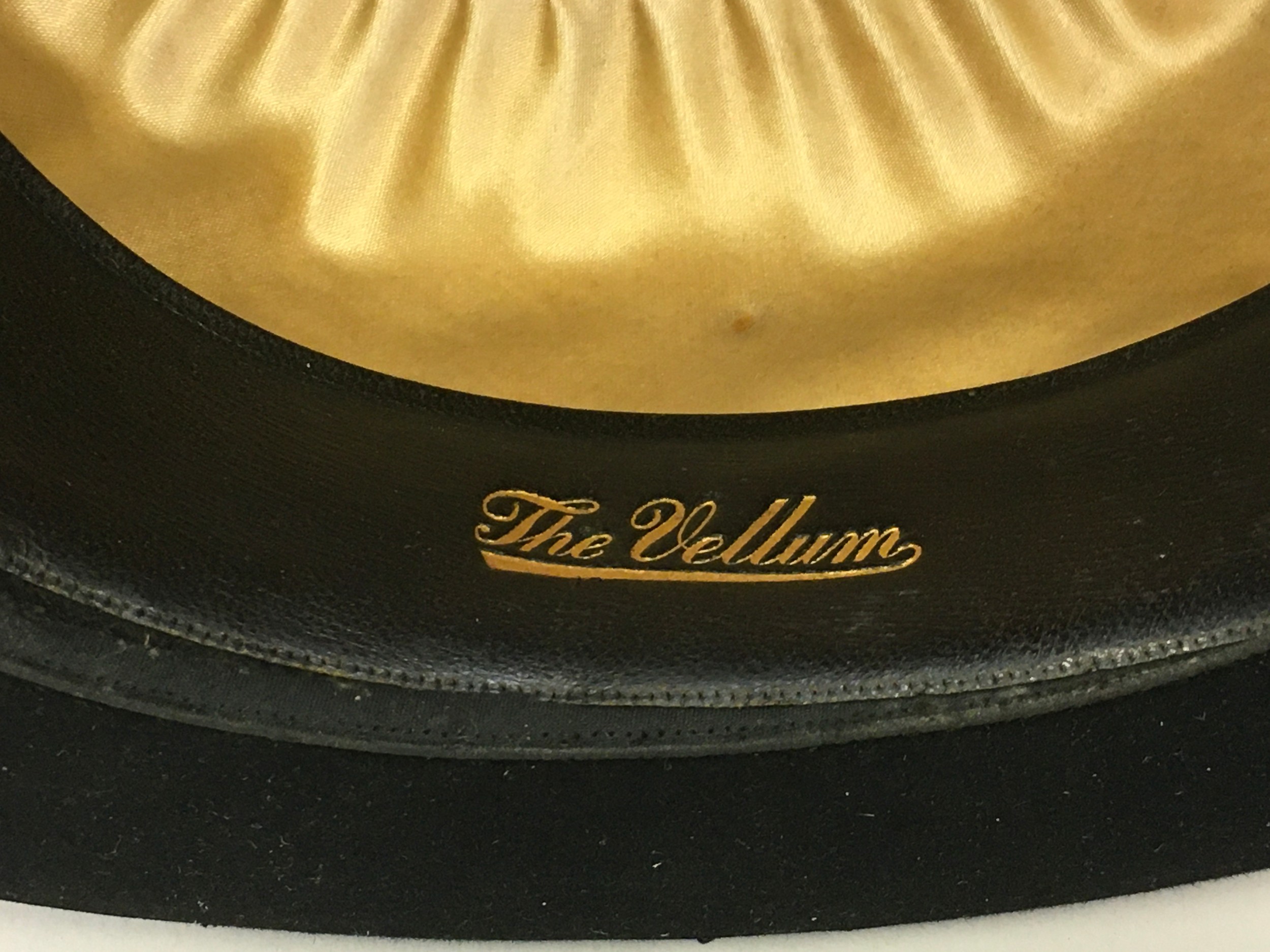 H.J. Whyatt "The Vellum" bowler hat with box marked "Moores, British Made". - Image 6 of 7