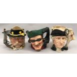 Royal Doulton character jugs to include "The Battle of Little Big Horn 1876 - George Armstrong