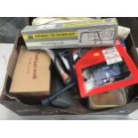 Box of various car accessories.
