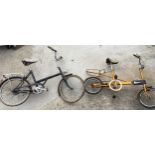 2 x 50s/60s vintage bicycles.