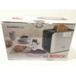 Shop display item Bosch comfort line toaster boxed untested
