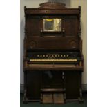 Vintage Mason and Hamlin Boston USA pump organ with mirrored over mantel. for restoration