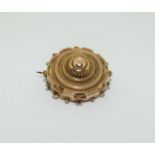 9ct gold morning brooch total weight 5gm
