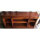 Modern mahogany bookcase 150x84x31