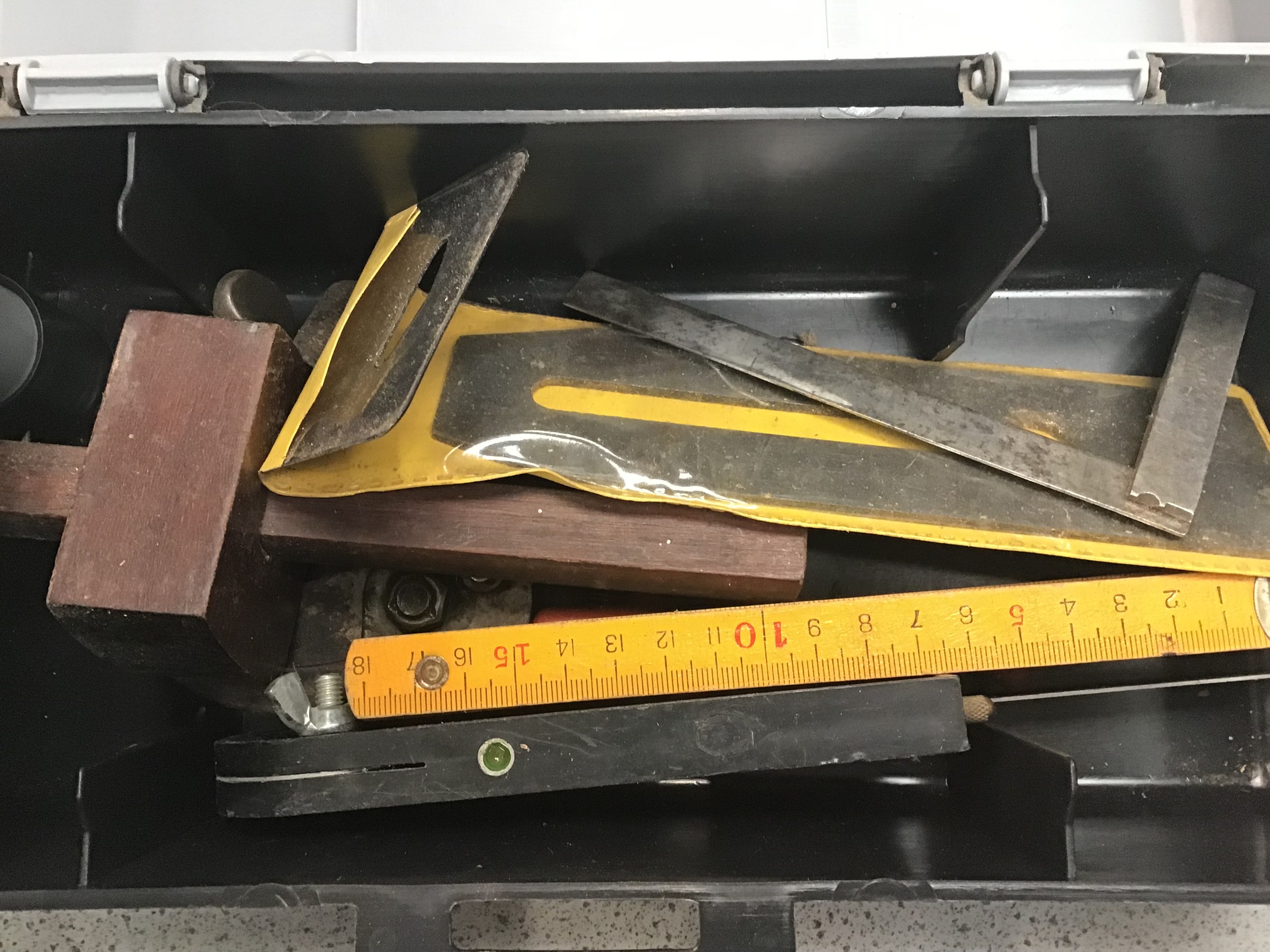 3 plastic tool boxes with various tools. - Image 3 of 4