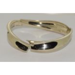 Silver Tiffany & Co 'Ceany' hallmarked modernist bracelet.