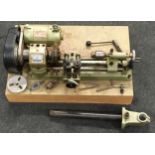 Vintage Elliott Machine Equipment Unimat-SL watchmakers lathe.