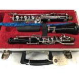 Boosey & Hawkes model 78 Oboe in case.