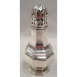 Silver hallmarked sugar sifter Birmingham 1922.