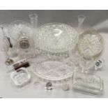 Large collection of crystal and glassware