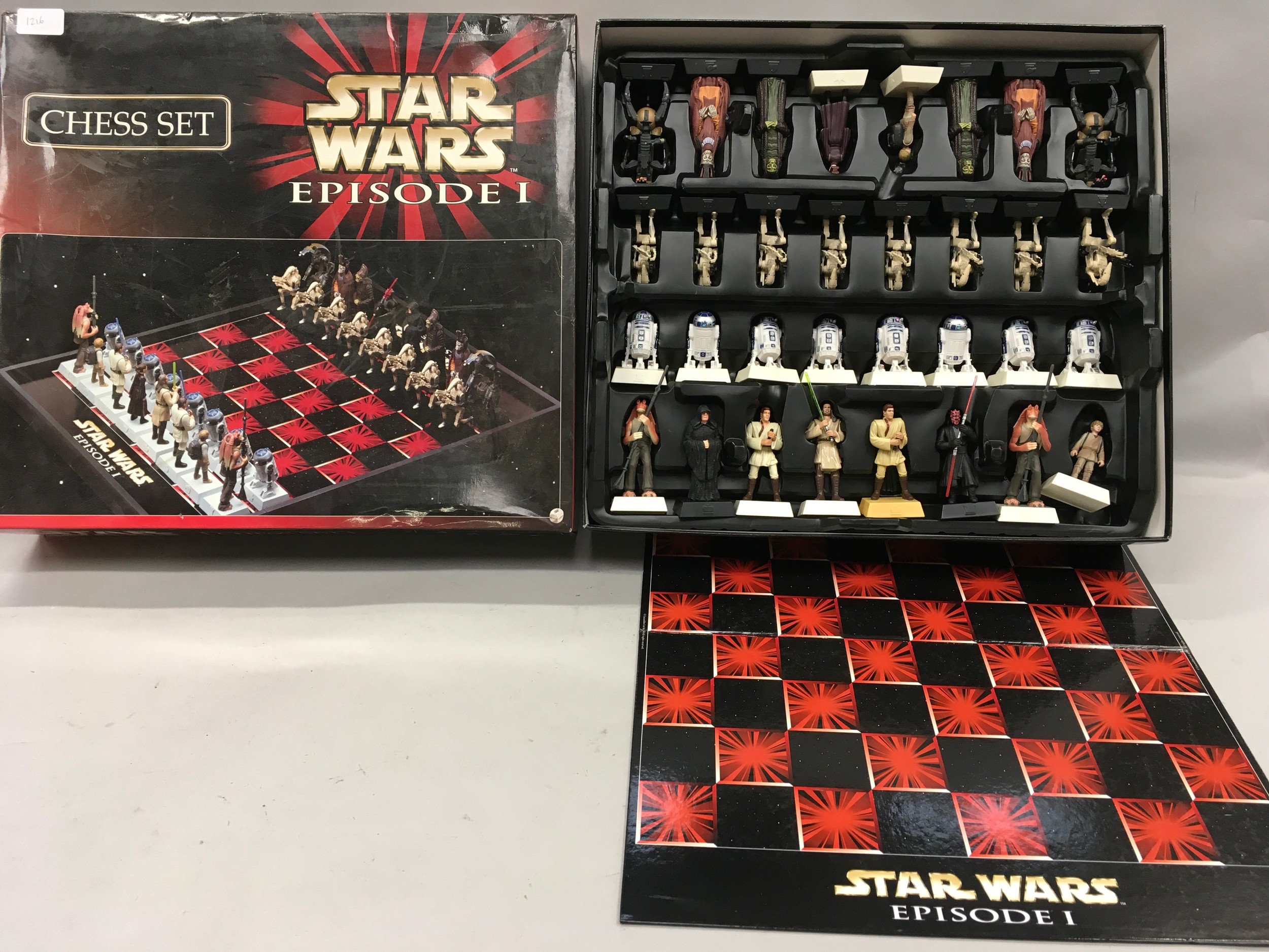 Star Wars Episode I chess set boxed.