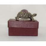 Collectible pin cushion a tortoise boxed