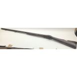 Antique single shot musket rifle