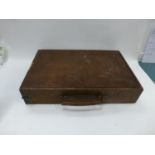 Vintage oak portable screen printing case. 42cm x 28cm