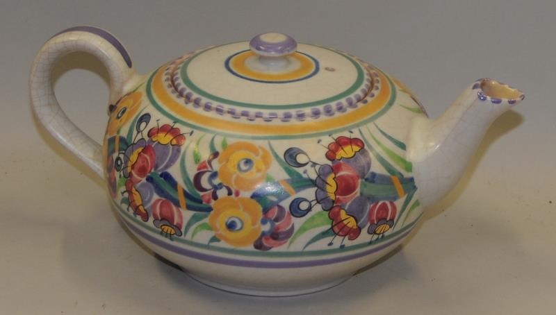 Poole Pottery quantity of Traditional to include teapot, planter, bowl, vases & lidded pots (8) - Image 3 of 4
