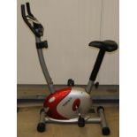 An exercise bike.