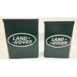 Pair of Land Rover Cans.