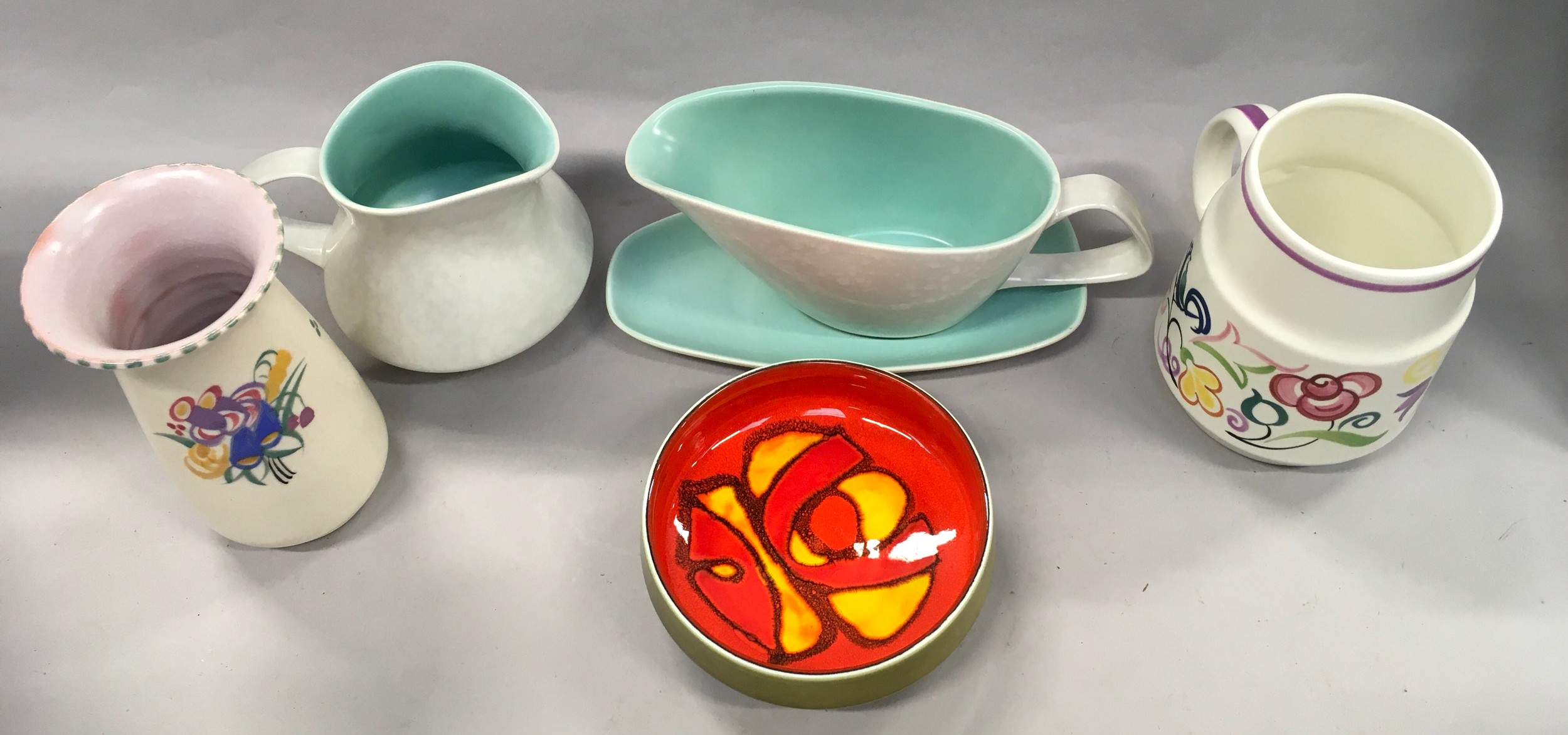 Six items of Poole Pottery to include Twintone and Traditional. - Image 2 of 5