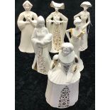 Poole Pottery Elegance Figures designed & modelled by John Bromley 1980-1981 to include Katherine,